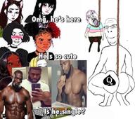 Soybooru Post Soyjaks Ahegao Arm Back Bbc Black Skin