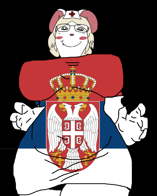 animated anthro distorted female flag:serbia full_body furry lorna_(terrible_mouse) mouse nurse nurse_hat nurse_uniform subvariant:gapejak_female terrible_mouse variant:gapejak // 512x640 // 377.5KB