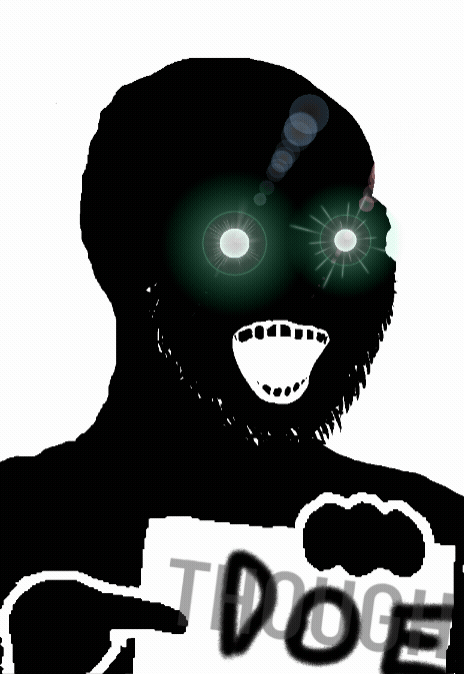 albeit animated blinking doe epilepsy ext=gif glowing_eyes holding_object inverted_colors negative_colors sign thougher variant:soyak // 464x674 // 100.8KB