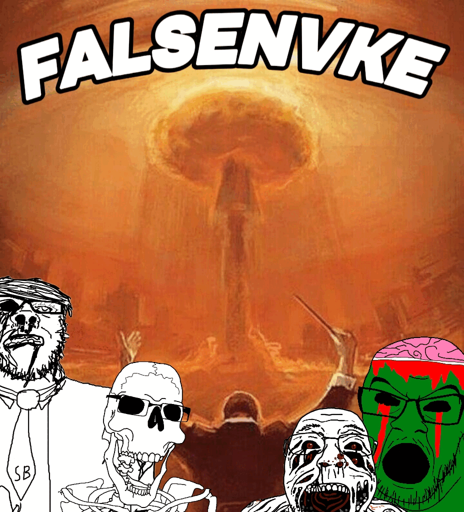 4soyjaks brain clothes false falsenuke glasses green_skin hair more mustache necktie nuclear open_mouth skeleton soyjak stubble suit suit_and_tie teeth text variant:a24_slowburn_soyjak variant:bernd variant:cobson variant:feraljak // 928x1024 // 746.5KB