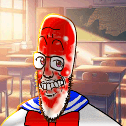 animated anime anime_eyes clothes ext=gif laughing lol motion rofl satania school school_uniform tooth uniform variant:headjak // 250x250 // 5.4MB