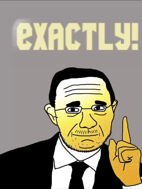 animated big_ears big_nose clothes exactly funny glasses hair hell necktie pointing short_hair stubble suit suit_and_tie sun text variant:thirtyfivejak watch // 480x640 // 465.4KB