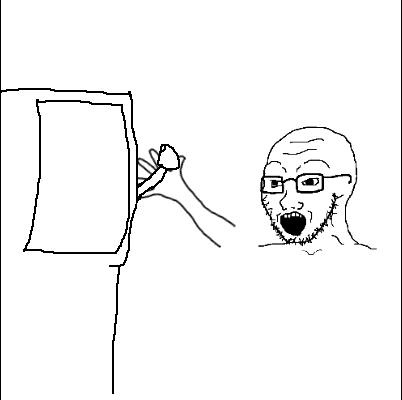 animated arm glasses hand hands_up holding_object jackpot lottery nintendo nintendo_switch open_mouth slot_machine soyjak stubble variant:soyak video_game // 402x400 // 1.0MB