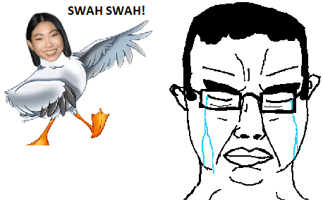 animated awkwafina crying glasses movie scuttlebutt seagull soyjak the_little_mermaid variant:chudjak // 458x289 // 45.5KB