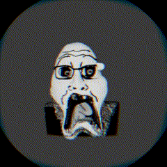animated distorted ext=gif glasses open_mouth stubble subvariant:doctos variant:markiplier_soyjak2 // 240x240 // 201.1KB