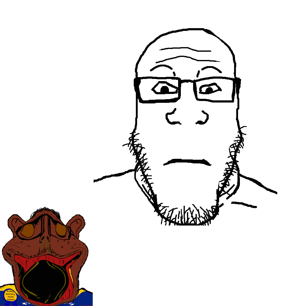 acne amerimutt award badge black_skin brown_skin bulgaria bulgarian_(user) closed_mouth clothes countrywar distorted fat flag:bulgaria flag:venezuela front_facing glasses hair kurwa lips looking_at_you mucus mustache mutt neutral nigger no_pupils pedophile queen_of_ ribbon slopjak spade stubble subvariant:impish_amerimutt subvariant:impish_front subvariant:neutralplier text unibrow variant:impish_soyak_ears variant:markiplier_soyjak venezuela venezuelan_(user) wart yellow_teeth // 1000x1000 // 472.1KB
