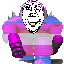 animated eyelashes flag:transgender_pride_flag grin pink_hair pixel_art sprite sprite_edit tounge tranny trans_grosse troon troonella variant:bernd wolfenstein // 64x64 // 20.4KB