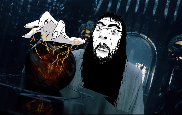 animated animation evil ext=gif eye eye_of_sauron featured hand jrr_tolkien lightning lord_of_the_rings magic orb serious variant:cobson video wizard // 630x400 // 635.1KB