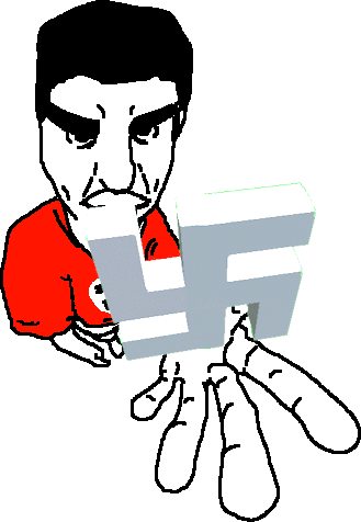 3d 3d_model animated animation hair meta:tagme swastika swastika_shirt variant:chudjak // 329x476 // 1.1MB