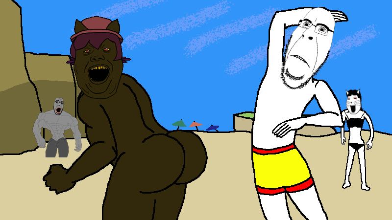 animan_studios animanstudios animated arm arse ass ass_shaking back batty beach behind bikini black_skin booty booty_cheeks booty_cheeks_rippling booty_cheeks_shaking booty_ripple booty_shaking bra buff bum bum_cheeks bunda butt buttocks cheeks cliff clothes excited ext=gif full_body gigachad glasses glutes grey gyatt hand jimbo_(namefag) jimbo_(user) jimbrap jimbraphog leg meta:namefags moistpepper_(user) moistpooner_faps_to_this naked oh_my_god_she_is_so_attractive oneshot oneshot_pedo_nigger oneshotfag open_mouth panties rump shorts sky soyjak spanking stubble subvariant:hornyson subvariant:impish_meowjak subvariant:massjak subvariant:massmeowjak subvariant:wholesome_soyjak umbrella variant:alicia variant:cobson variant:gapejak // 800x450 // 652.5KB