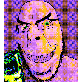 angry bed creepy evil flashing_lights glasses sleeping smile variant:cobson variant:gapejak // 275x275 // 161.6KB