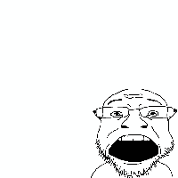 4soyjaks angry animated closed_eyes closed_mouth crying glasses open_mouth soyjak stubble template variant:coinjak // 200x200 // 120.6KB