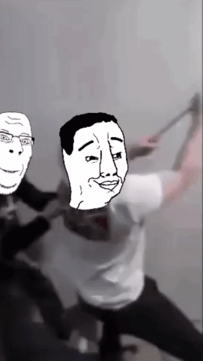 3soyjaks anhero bloodshot_eyes confederate crying flag gadsden_flag hanging irl liveleak nsfl open_mouth purple_hair soyjak stubble subvariant:nucob variant:bernd variant:chudjak variant:cobson video // 405x720 // 10.0MB
