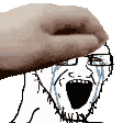 angry animated barneyfag beard crying cube hand no_body open_mouth pat petpet petting pixiz soyjak tom_kenny variant:cryboy_soyjak // 112x112 // 2.0MB