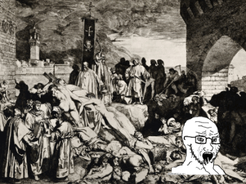 animated black_death crying glasses hand history kyorokyoro middle_ages poyopoyo red_eyes soyjak variant:soyak // 345x258 // 1.3MB