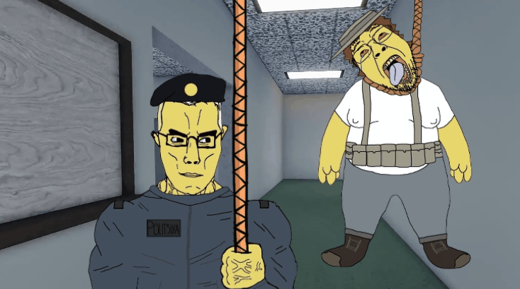 alexei_tarasov blood_debt_(roblox) police roblox rope shooter stubble subvariant:muscular_chud variant:bernd variant:chudjak // 734x409 // 140.6KB