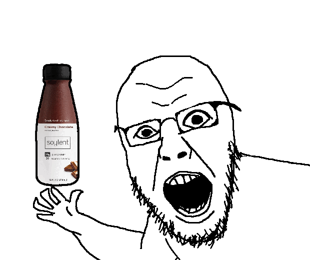 animated arm chocolate finger fist floating glasses hand irl levitating liquid open_mouth soy soyjak soylent soylent:bottle soylent_(creamy_chocolate) stubble telekinesis text variant:yurjak vein // 620x520 // 458.4KB