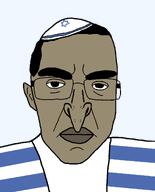 brown_skin clothes hair hat jewish_nose judaism jude kike kippah nose series:yehudyakim star_of_david subvariant:patrick tallit variant:chudjak // 986x1224 // 26.9KB