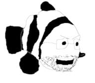 angry animal clownfish fish glasses open_mouth soyjak stubble variant:unknown // 474x412 // 31.8KB