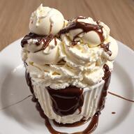 chocolate food ice_cream meta:ai_generated plate series:foodeez! variant:cobson // 1024x1024 // 881.1KB