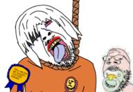 award baby babyjak binky blood bloodshot_eyes caca crying failed_mascot flower hanging pacifier plant rope small_eyes stubble tranny variant:bernd variant:gapejak // 255x177 // 40.0KB