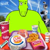CCTV OWAKCX aids arm artist:nigger aryan ben_garrison big_eye burger_king closed_mouth cocaine cum cup david_dees drink drugs euromutt fast_food fentanyl food fries goyslop gum hamburger herpes incredibox kike lime lime_sprunki mukbang nigger sky sprunki stubble subvariant:euroaryan subvariant:euromutt text variant:markiplier_soyjak vomit // 1280x1280 // 1.7MB