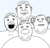 bald closed_mouth ear fat hair merge multiverse no_glasses open_mouth serious skinny smile soyjak stubble subvariant:alex subvariant:impish_alicia subvariant:slender_alicia teeth variant:alicia variant:impish_soyak_ears // 1146x1097 // 54.0KB