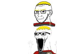 2soyjaks award blond closed_mouth concerned ear excited glasses hand hands_up looking_to_the_right meta:the_state_of_nusharty nate open_mouth stubble subvariant:wewjak template variant:soyak // 582x550 // 85.7KB