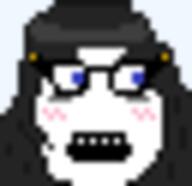 female glasses hair scared tanmoji variant:soytan // 32x31 // 666