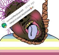 1_soyjak 2hujerk Tewi ack anime brown_troonjak cunny hanged hanging map map_(pedophile) noose pedophile reddit slopjak suicide touhou variant:bernd video_game // 192x180 // 50.7KB