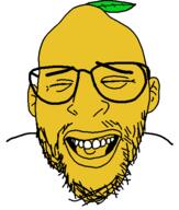 beard closed_eyes food fruit laughing leaf lemon meta:tagme series:fruiterz! variant:nojak // 443x523 // 7.2KB