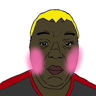 black_skin blond blush brown_skin chud clothes eyebrows eyelashes fat grey_shirt hair lips nate no_glasses no_stubble nose obese red_shirt shartycuck subvariant:hunky_twink_sex_machine transparent_background variant:chudjak yellow_hair // 500x500 // 63.8KB