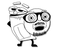 beard brimstone eyebrows full_body glasses head lips mouth_open numberjacks numberjacks_is_forced_autistic_groid_brimstone_from_the_freezing_valleys_of_thaba-tseka nuvariant puzzler_(numberjacks) shadow storybots storybots_is_forced_nigger_brimstone stubble the_puzzler_(numberjacks) variant:bangjak variant:puzzleson wrinkles // 1064x901 // 32.2KB