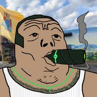 chest_hair cigar cross deli flag gold_chain italy new_jersey no_glasses receding_hairline skin smoke state tank_top united_states variant:tony_soprano_soyjak wrinkles // 750x750 // 322.5KB