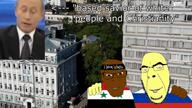 2soyjaks asian beard brown_skin glasses grin islam monkey moscow mosque music no_more_brother_wars russia smile smirk sound syria teeth text variant:cobson variant:feraljak video vladimir_putin yellow_skin // 1280x720, 21.5s // 23.7MB