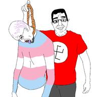 chud hanging meta:tagme smile soyjak stubble subvariant:chudjak_front tranny variant:bernd variant:chudjak // 2382x2510 // 314.5KB