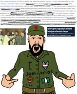 1959 communism cuba fidel_castro flag:nigeria flag:transgender_pride_flag history meta:tagme mouth_open nigeria nigger shieet soyjak variant:shirtjak wikipedia // 1236x1500 // 646.5KB
