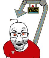 antenna arrow clothes glasses open_mouth orange_eyes reddit schizo sign snoo stubble text tshirt variant:el_perro_rabioso // 685x800 // 175.9KB
