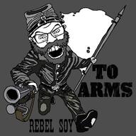 album_cover beard belt blank_flag boots clothes confederate ear flag gun hat music rebel_son soldier variant:feraljak white_flag // 960x960 // 179.6KB