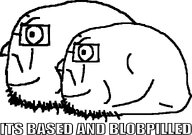 2soyjaks its_based_and_christpilled no_body subvariant:blobjak_side transparent_background variant:blobjak // 1986x1399 // 129.5KB