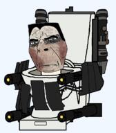 Jetpack angry armor burnt damaged decoy eyebrows g-toilet_decoy green_eyes hair laser nose scars skibidi skibidi_toilet skibidi_toilet_60 toilet variant:cobson // 700x800 // 163.0KB