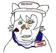 animal artist:crimsonvoidhydra1488 bbc bbc_only brown_skin cat clothes crying drawing ear furfag hair hat jimbo_(namefag) meta:leaky meta:namefags my_name_is_(sticker) nigger niko_(oneshot) oneshot oneshot_pedo_nigger oneshotfag pixel_art pixelplanet planet.soyjak.st queen_of_spades redraw scarf shitskin text variant:alicia // 890x837 // 53.8KB