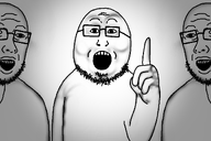 bald happy idea mouth_open pals pointing_up shaded smile variant:monkeythinker variant:rotjak wholesome // 1200x802 // 231.2KB