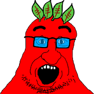 beet beetroot broot food glasses leaf open_mouth red_skin stubble tinted_glasses transparent_background variant:pissluffare vegetable