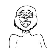 eyelashes hatsune_miku meta:tagme poopson redraw smile soyjak stubble tranny_artstyle tumblr variant:unknown vocaloid // 667x595 // 10.6KB