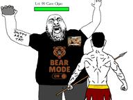arm back bald bear_mode buff clothes fat glasses hand health_bar leg nail open_mouth powerlifter rock spear stubble torso variant:chudjak variant:chugsjak // 1000x750 // 92.8KB