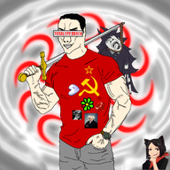 ack alunya communism fpedo friedensreich_hundertwasser fundamental_paper_education gentoo hammer_and_sickle hanging icq impact_font miss_circle muscles ruby_(programming_language) schopenhauer sichelrad star_(symbol) subvariant:muscular_chud2 sword text variant:bernd variant:chudjak watch // 2048x2048 // 2.0MB