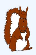 animal arm biting_lip ear full_body glasses hand leg mustache soyjak subvariant:feralsquirrel subvariant:hornyson tail trend:squirreljakking variant:cobson // 340x512 // 64.4KB