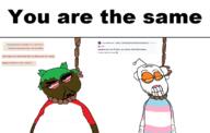 4chan 4cucker 70777 ack anime artist:jewishautismaward78 brown_skin brown_yotsuba fat flag:transgender_pride_flag get glasses goatee hair meta:coal obese open_mouth orange_eyes red_eyes reddit redditard rope snoo stubble subvariant:science_lover tranny tripes variant:markiplier_soyjak white_skin yotsoyba you're_the_same // 1656x1053 // 116.3KB