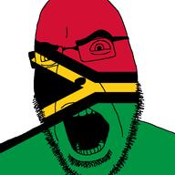 angry country flag glasses open_mouth soyjak stubble vanuatu variant:cobson // 721x720 // 26.9KB